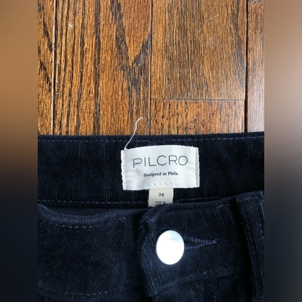 Pilcro Deep Navy Blue Corduroy High-Rise Skinny Ankle Jeans - EUC! - Picture 6 of 14